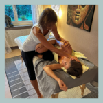 Massage Schwangerschaft und Seitenlage